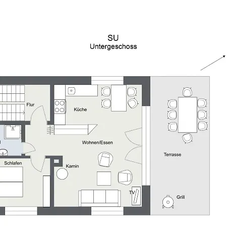 Lejlighed Mit Sauna Und Kamin - 200 Meter Zum - Wiesengefluester